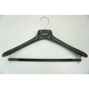 Isaia Black Composite Heavy Duty Suit Hanger
